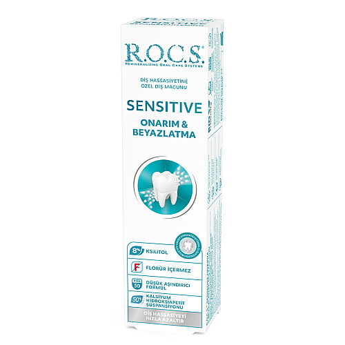 ROCS Sensitive Repair Whitening Diş Macunu 75 ml - ROCS