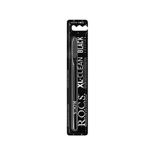 ROCS XL Clean Black Edition Diş Fırçası Medium - ROCS