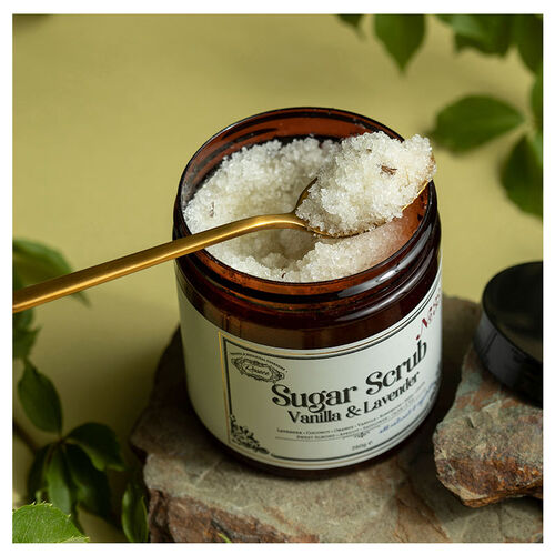 Rosece R33 Şeker Scrub Vanilya Lavanta | Doğal AHA Arındırıcı Peeling 260 gr - 3