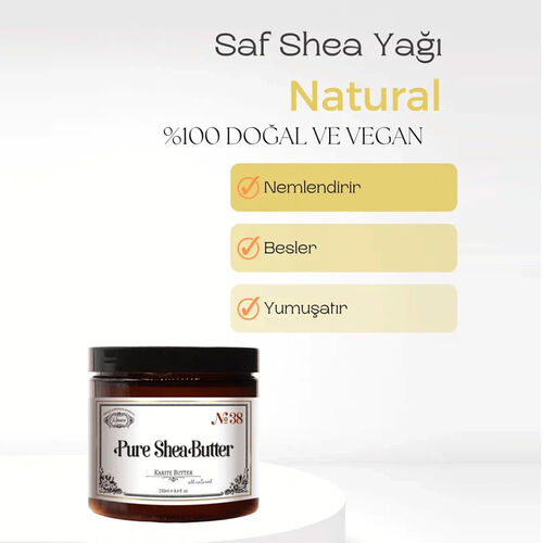 Rosece R38 Pure Shea Butter Saf Shea Yağı 250 ml - 2