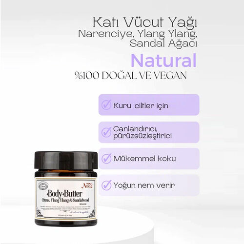 Rosece R52 Body Butter Katı Vücut Yağı 200 ml - 2