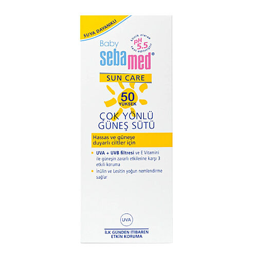 Sebamed Baby SPF50 Çok Yönlü Güneş Sütü 100 ml - 3