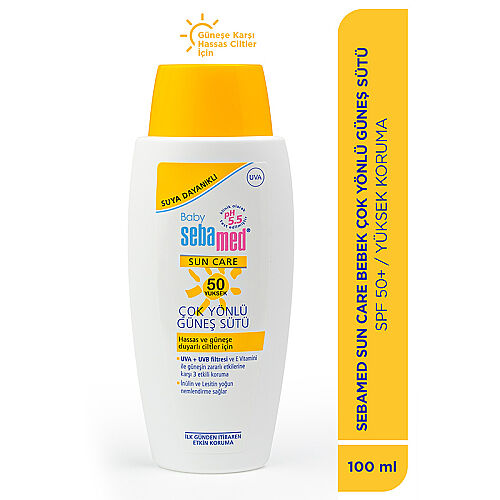 Sebamed Baby SPF50 Çok Yönlü Güneş Sütü 100 ml - Sebamed (1)