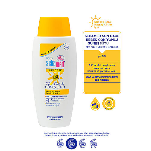 Sebamed Baby SPF50 Çok Yönlü Güneş Sütü 100 ml - 4
