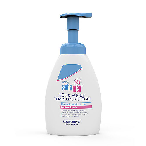 Sebamed Baby Yüz ve Vücut Temizleme Köpüğü 400 ml - Sebamed