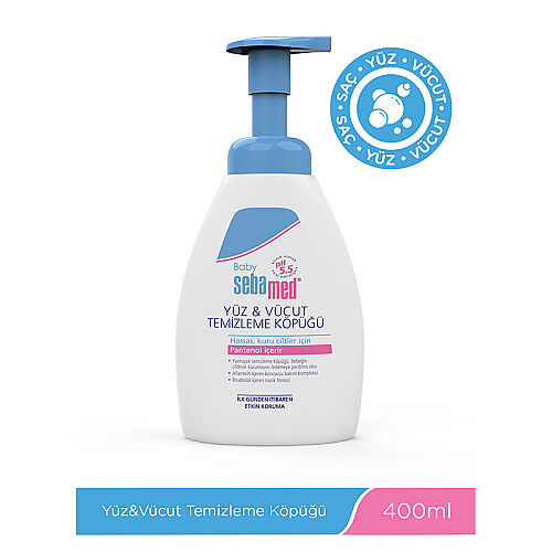 Sebamed Baby Yüz ve Vücut Temizleme Köpüğü 400 ml - Sebamed (1)