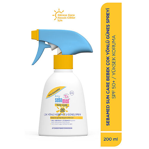 Sebamed Bebekler için Çok Yönlü Koruyucu Güneş Spreyi SPF 50 200 ml - Sebamed (1)