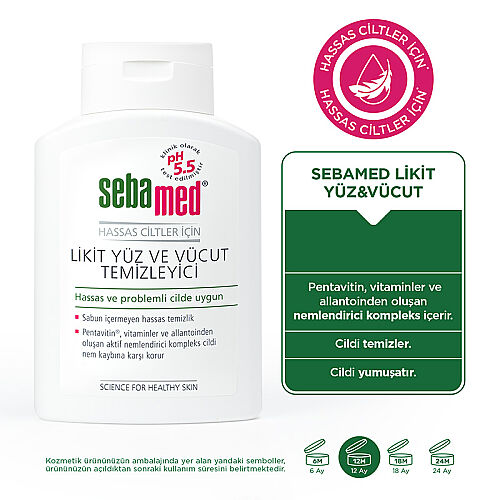 Sebamed Likit Yüz ve Vücut Temizleyici Jel 200 ml - 3