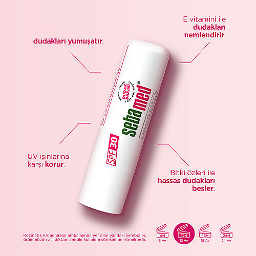 Sebamed SPF 30 Üçlü Etkili Dudak Kremi 4.8 gr - 3