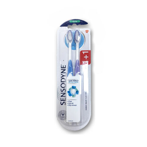 Sensodyne Çok Yönlü Koruma Diş Fırçası 1+1 Orta - Sensodyne