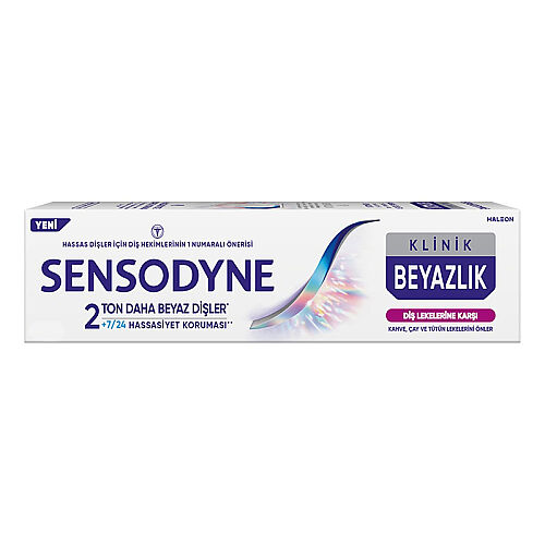 Sensodyne Klinik Beyazlık Diş Lekelerine Karşı Diş Macunu 50 ml - Sensodyne