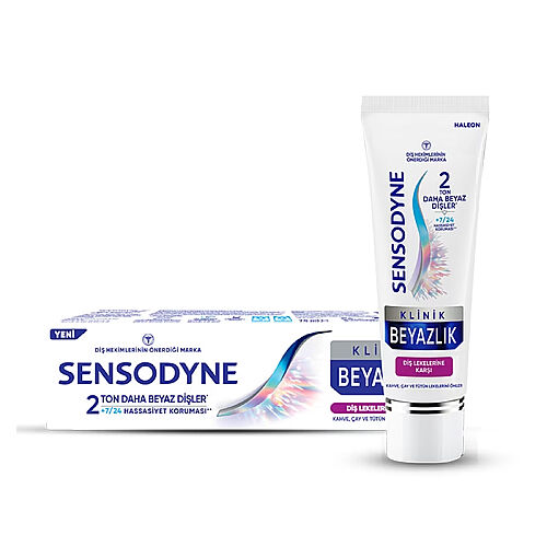 Sensodyne Klinik Beyazlık Diş Lekelerine Karşı Diş Macunu 50 ml - Sensodyne (1)
