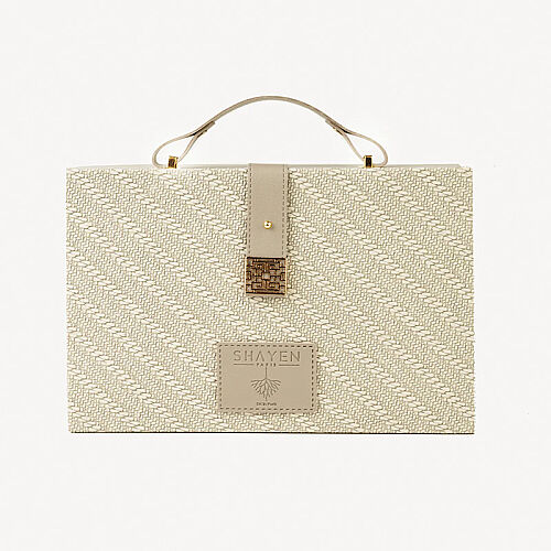 Shayen Paris Parisian Ivory Makyaj Çantası - 1