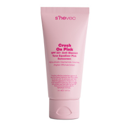 She Vec Crush On Pink - SPF 50+ Leke Karşıtı ve Ton Eşitleyici Pembe Güneş Kremi 50 ml - 1