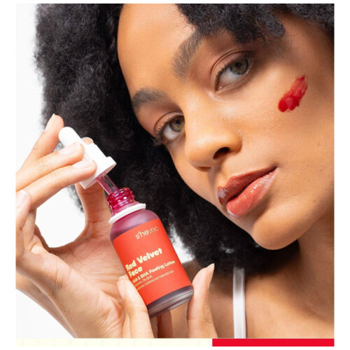 She Vec Red Velvet Face AHA+ BHA Yüz Peelingi 30 ml - 3