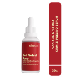 She Vec Red Velvet Face AHA+ BHA Yüz Peelingi 30 ml - 2