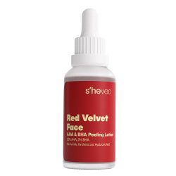 She Vec Red Velvet Face AHA+ BHA Yüz Peelingi 30 ml - 1