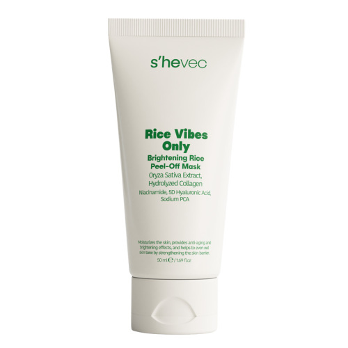 She Vec Rice Vibes Only Aydınlatıcı Pirinç Maske 50 ml - She Vec