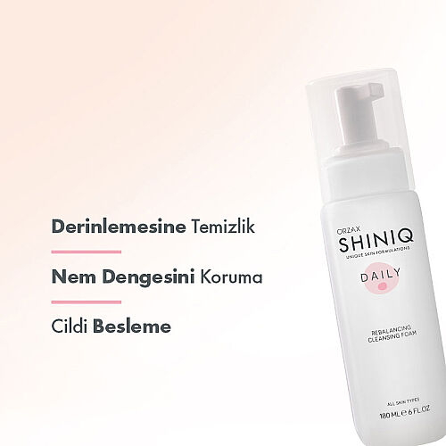 Shiniq Daily Tüm Ciltler İçin Dengeleyici Temizleme Köpüğü 200 ml - 3