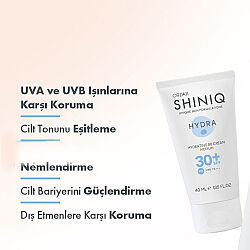 Shiniq Hydra Cilt Tonu Eşitleyici Koyu Renkli BB Krem SPF 30 + 40 ml - Medium - 3