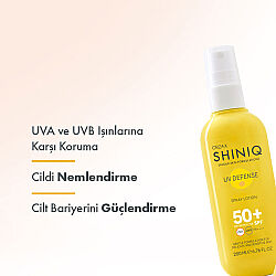 Shiniq UV Defense Güneş Koruyucu Vücut Spreyi SPF 50+ 200 ml - 3