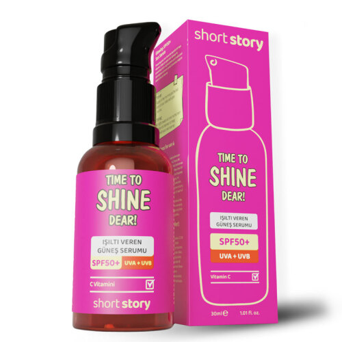 Short Story TIME TO SHINE DEAR! SPF50+ C Vitaminli Güneş Serumu 30 ml - 1