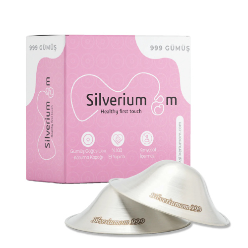 Silverium Gümüş Emzirme Kupası - 1