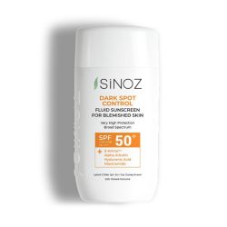 Sinoz Spf50+ Lekeli Ciltlere Özel Sıvı Güneş Kremi 50 ml - 1