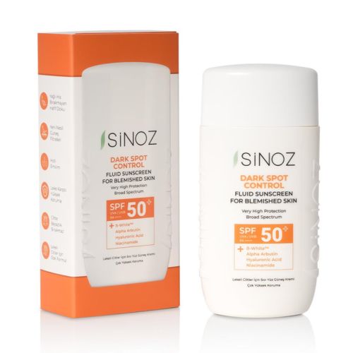 Sinoz Spf50+ Lekeli Ciltlere Özel Sıvı Güneş Kremi 50 ml - 2