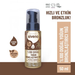 Siveno %100 Doğal Yoğun Bronzlaştırıcı Yağ 50 ml - 2