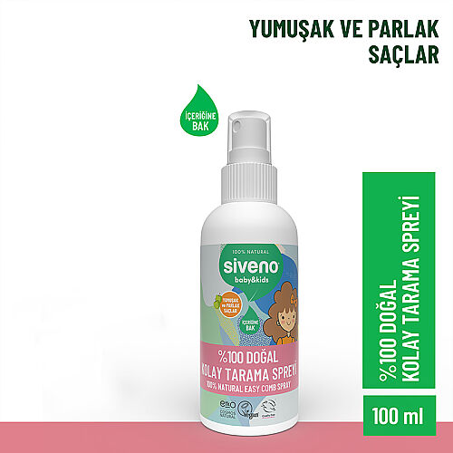 Siveno %100 Doğal Çocuklar İçin Kolay Tarama Spreyi 100 ml - Siveno (1)
