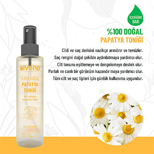 Siveno %100 Doğal Papatya Toniği 150 ml - 3