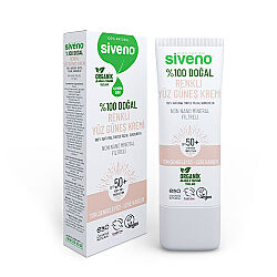 Siveno %100 Doğal Renkli Yüz Güneş Kremi 30 ml - 1