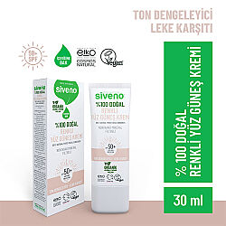 Siveno %100 Doğal Renkli Yüz Güneş Kremi 30 ml - 2