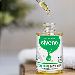 Siveno %100 Doğal Saç Bakım Serumu 30 ml - 6