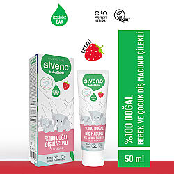 Siveno Bebek ve Çocuklar İçin Diş Macunu 50 ml - Çilekli - 2