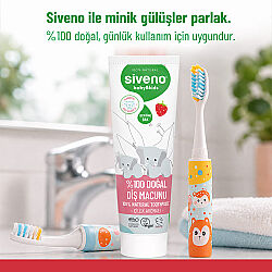 Siveno Bebek ve Çocuklar İçin Diş Macunu 50 ml - Çilekli - 5