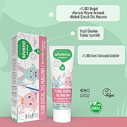 Siveno Bebek ve Çocuklar İçin Diş Macunu 50 ml - Karışık Meyve Aromalı - 6