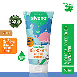 Siveno Bebekler için Doğal Güneş Kremi Spf50+ 50 ml - 2