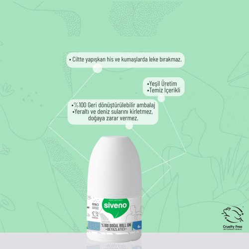 Siveno Beyazlatıcı Etkili Doğal Roll On 50 ml - 3