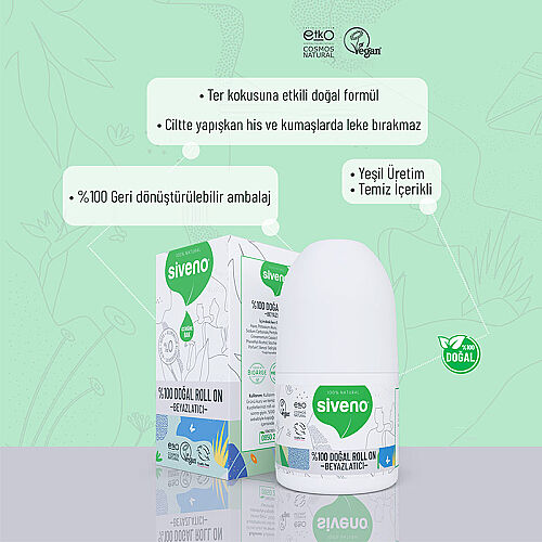 Siveno Beyazlatıcı Etkili Doğal Roll On 50 ml - 6