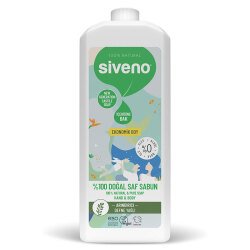 Siveno Defne Yağlı Doğal Sıvı Sabun 1L - 1