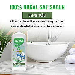 Siveno Defne Yağlı Doğal Sıvı Sabun 1L - 6