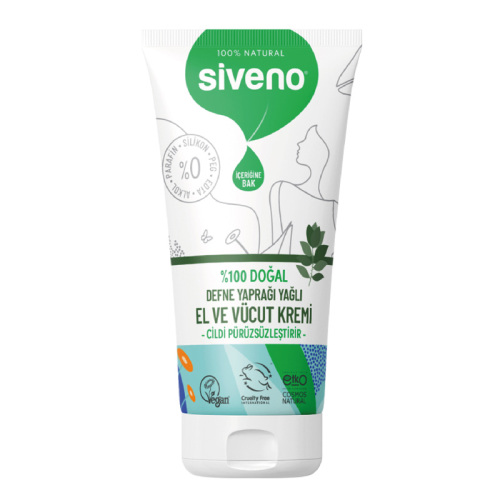Siveno Defne Yaprağı Yağlı El ve Vücut Kremi 50 ml - 1