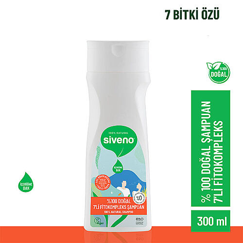Siveno Doğal 7li Fitokompleks Şampuan 300 ml - Siveno (1)