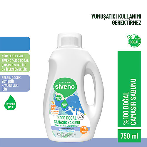 Siveno Doğal Çamaşır Sabunu 750 ml - Siveno (1)