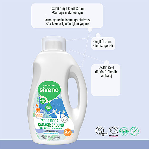 Siveno Doğal Çamaşır Sabunu 750 ml - 4