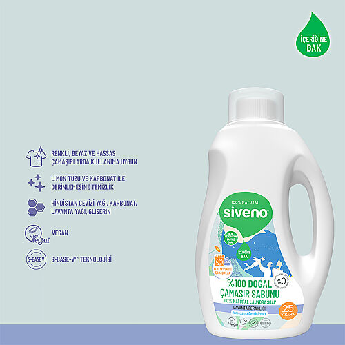 Siveno Doğal Çamaşır Sabunu 750 ml - 5