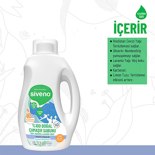Siveno Doğal Çamaşır Sabunu 750 ml - 6