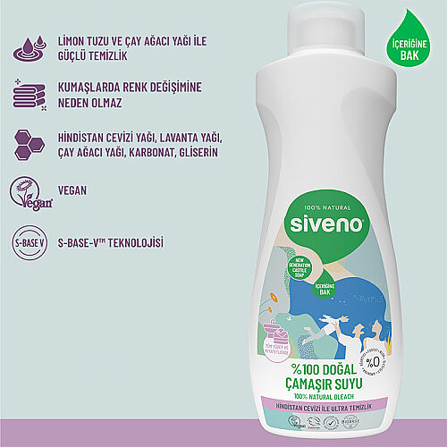 Siveno Doğal Çamaşır Suyu 700 ml - 4